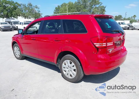 2017 Dodge Journey Se из США, поврежденный, VIN 3C4PDCABXHT691492